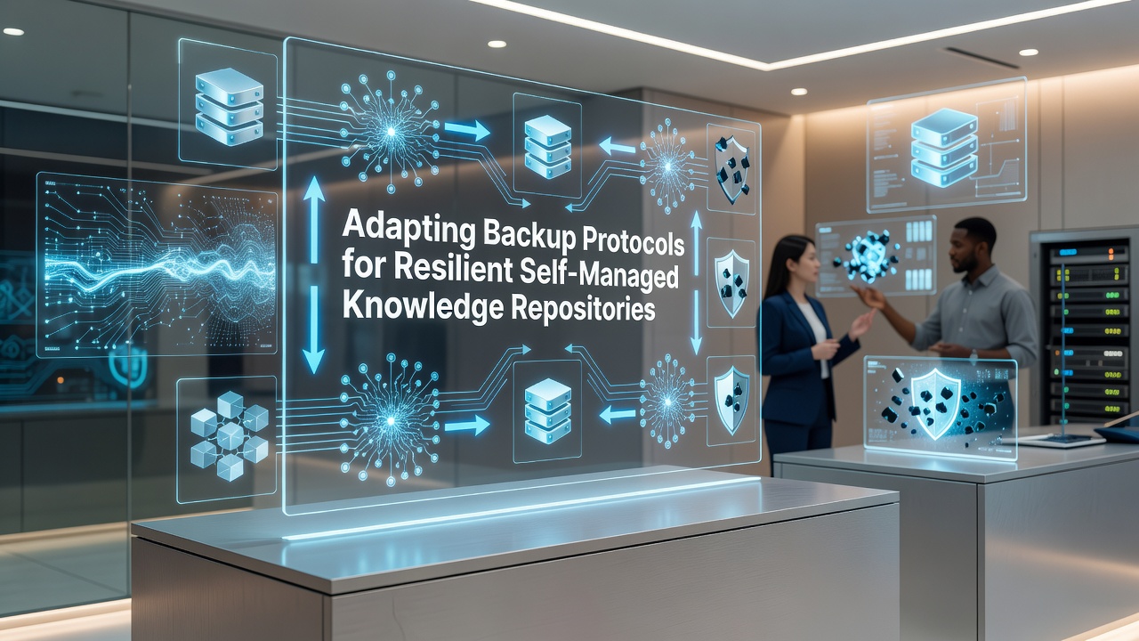 Adapting Backup Protocols for Resilient Self-Managed Knowledge Repositories