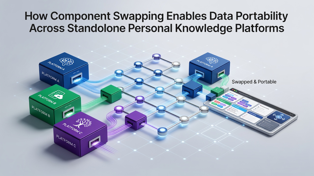 How Component Swapping Enables Data Portability Across Standalone Personal Knowledge Platforms